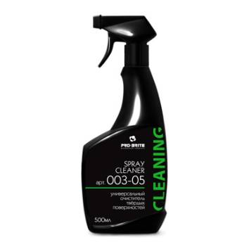 Spray cleaner
